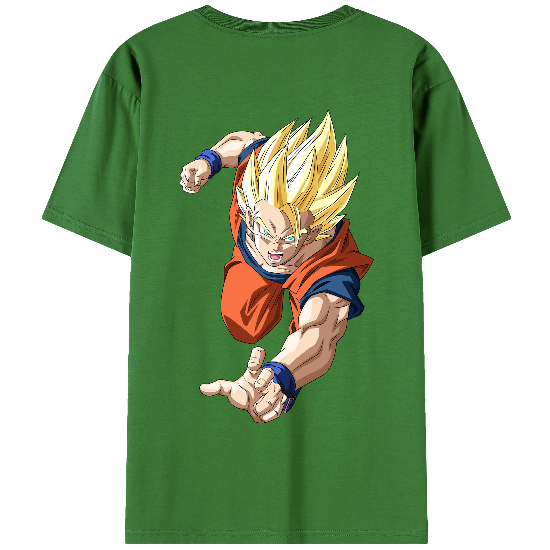 （画像用） ドラゴンボール 孫 悟飯（そんごはん）DRAGON BALL Son Gohan レディース半袖Tシャツ(バックプリント)